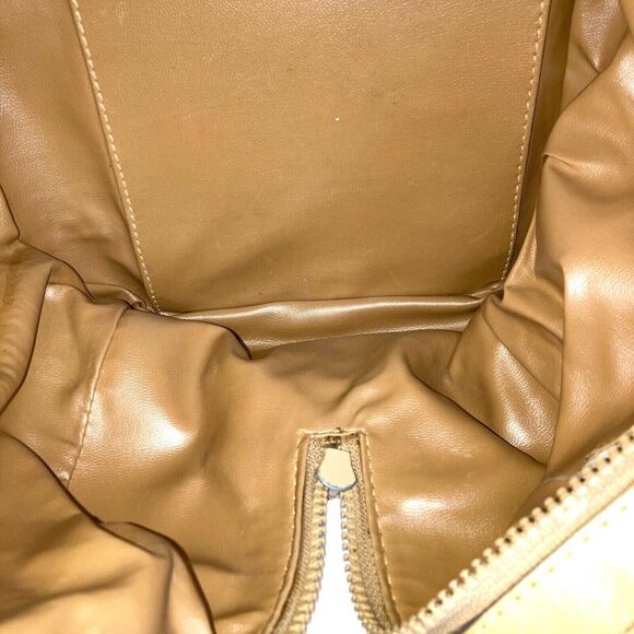 CELINE BOSTON HANDBAG Macadam Pattern PVC Brown Fair/Good Used Condition - Picture 11 of 16